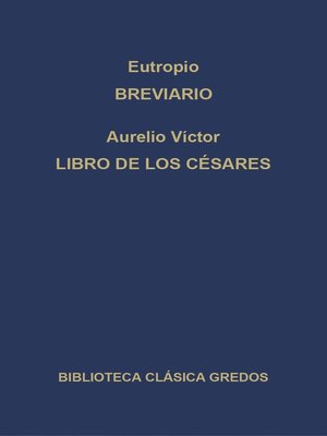 cover image of Breviario. Libro de los Césares